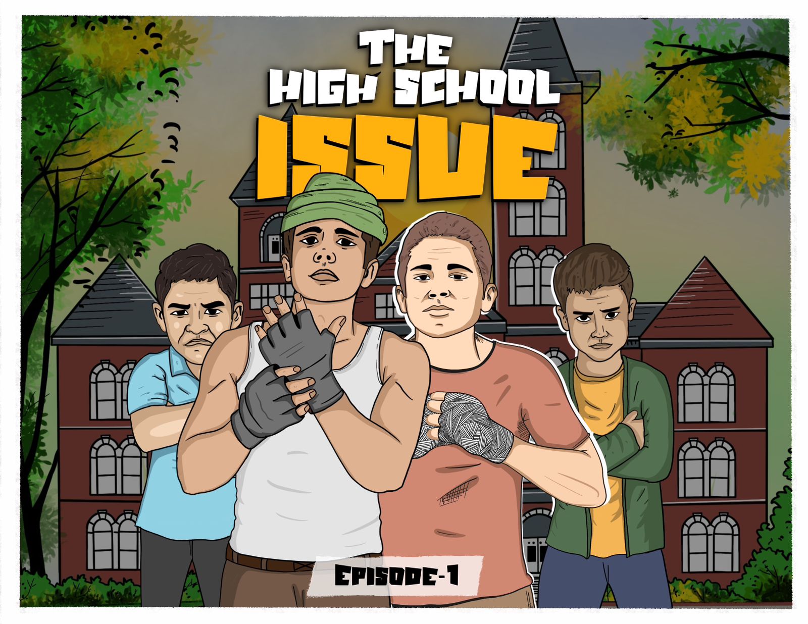 The High school Issue webcomic Episode-1 cover